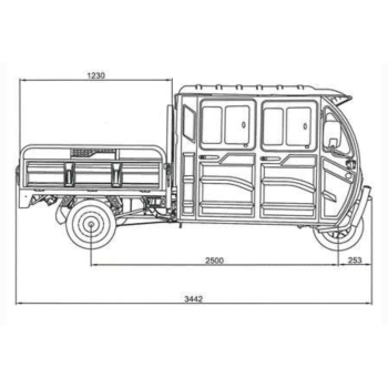 DG-City CARGO DUO, 25/45 KMH ELEKTRO-LASTENDREIRAD